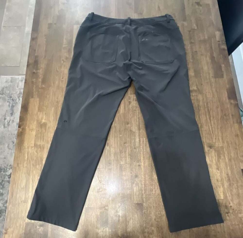 Lululemon ABC Classic-Fit Trouser Warpstreme 35x30 Gray Dark Gray